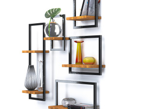 shelf decorativ Model 3D