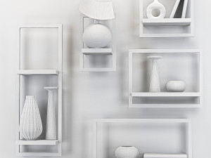 shelf decorativ Model 3D
