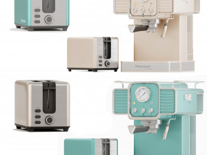vintage cuisine kittchen appliance Modelo 3D
