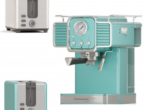 vintage cuisine kittchen appliance Modelo 3D