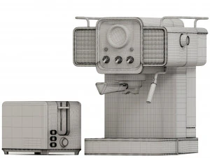 appareil de cuisine cuisine vintage Modèle 3D