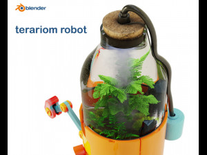 Terrarium robot 3D Model