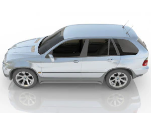car jeep off-road vehicle cheap car 3D Model