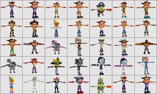 cartoon - characters 3D मॉडल .c4d .max .obj .3ds .fbx .stl .blend 