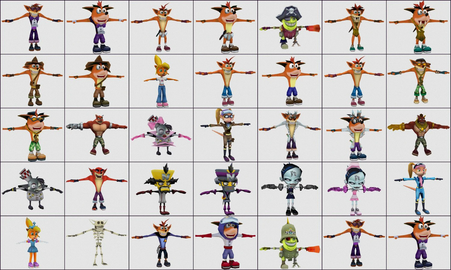 cartoon - characters 3D Model .c4d .max .obj .3ds .fbx .stl .blend 