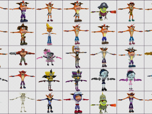 cartoon - characters 3D मॉडल