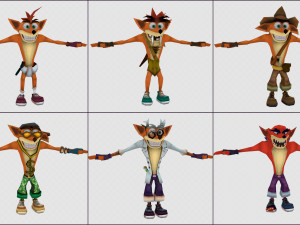 cartoon - characters 3D मॉडल