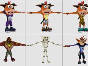 cartoon - characters 3D मॉडल