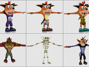 cartoon - characters 3D Model