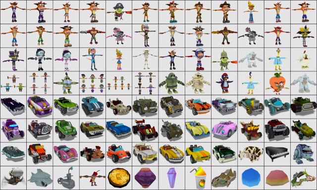 cartoon - characters cars Modelo 3D .c4d .max .obj .3ds .fbx .stl .blend
