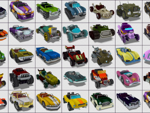 cartoon - characters cars Modelo 3D