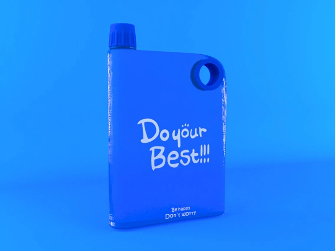 bottle 3D Model .c4d .max .obj .3ds .fbx .stl .blend