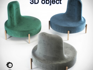jade sofa 3D Model