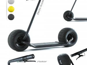 electric scooter stator 3D Model