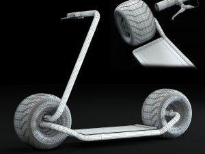 electric scooter stator Modello 3D