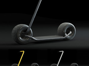electric scooter stator Modello 3D