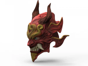 Samurai mask 3D Model