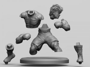 boxeador 3D 打印模型