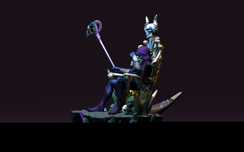 Skeletor 3D 打印模型 .c4d .max .obj .3ds .fbx .stl .blend 