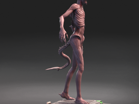 ALIEN ROMULUS XENOMORFO-HUMANO 3D Принт Модель