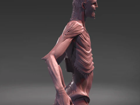 ALIEN ROMULUS XENOMORFO-HUMANO 3D Print Model