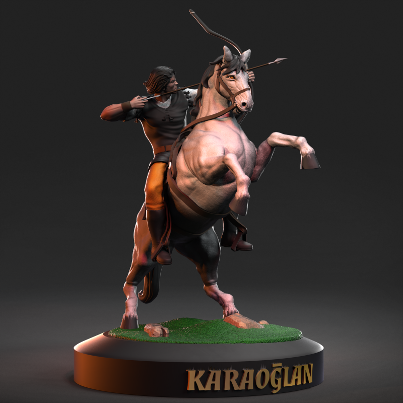 Karaoglan fanart Modelo de impresión 3D .c4d .max .obj .3ds .fbx .stl .blend 