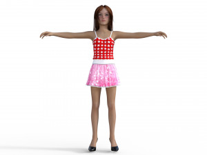 Just a beautiful girl Modelo 3D