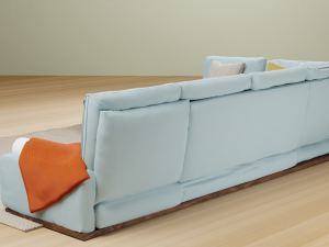 bluesky lounge sofa 3D Model