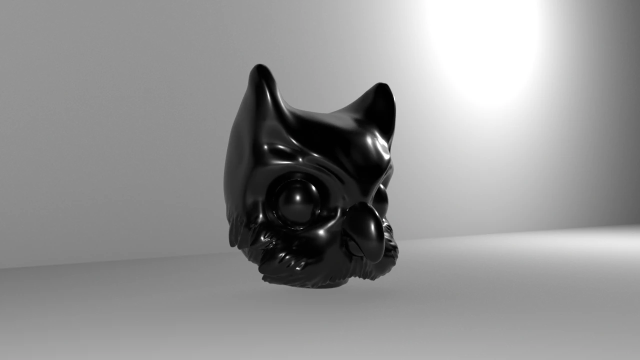 OWL MASK 3D MODEL 3D Model .c4d .max .obj .3ds .fbx .stl .blend 