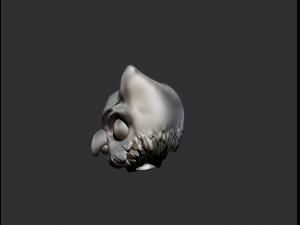 OWL MASK 3D MODEL 3D मॉडल