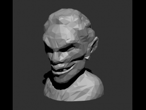 VAMPIRE LOW POLY 3D Print Model