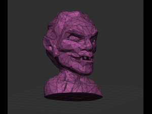 VAMPIRE LOW POLY 3D Print Model
