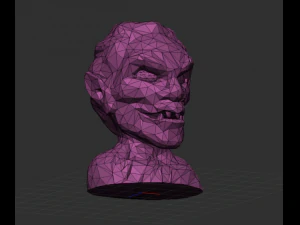 VAMPIRE LOW POLY 3D Print Model