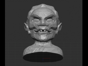 VAMPIRE LOW POLY 3D Print Model