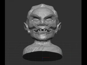 VAMPIRE LOW POLY 3D Print Model