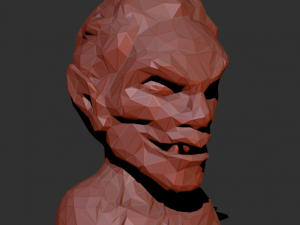 VAMPIRE LOW POLY 3D Print Model