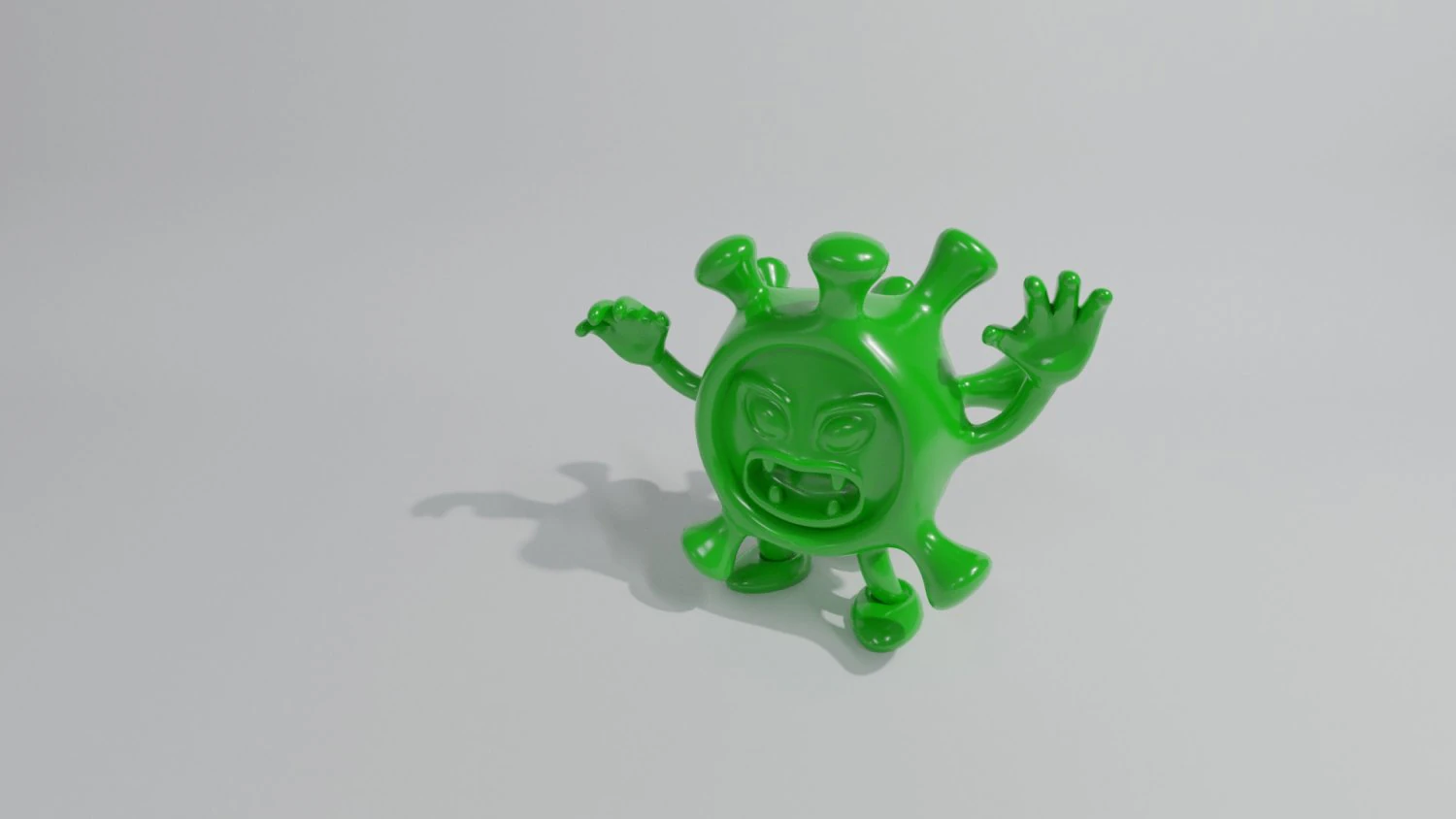 covid-19 3D Print Model .c4d .max .obj .3ds .fbx .stl .blend 