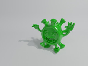 covid-19 Modello di stampa 3D