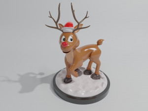 reno de navidad 3D Print Model