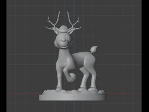 reno de navidad 3D Print Model