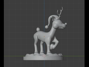 reno de navidad 3D Print Model