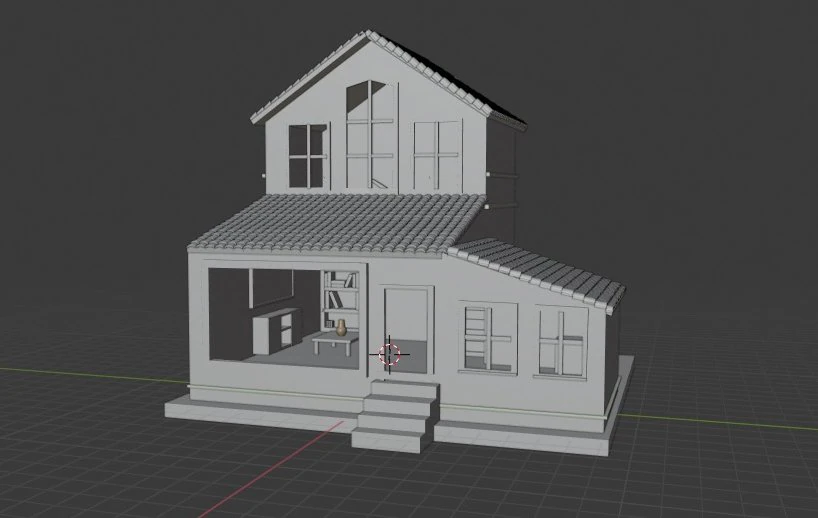house 3D Model .c4d .max .obj .3ds .fbx .stl .blend 