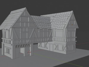 medieval house 3D Model