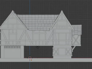 medieval house 3D Model