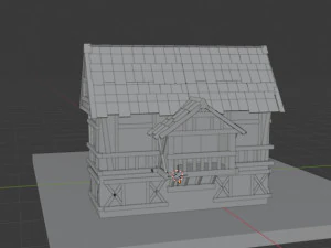 medieval house 3D Model