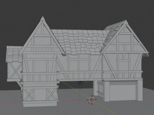 medieval house 3D Model