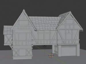 medieval house 3D Model