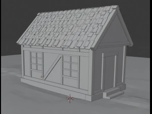 small medieval house 3D Model