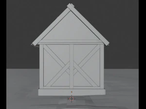 small medieval house 3D Model