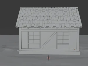 small medieval house 3D Model